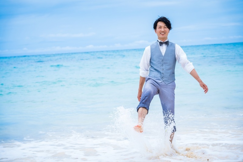 ご新郎様はキックしてます!!!