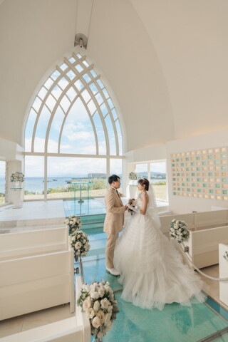 チャペル＆ビーチプラン！ファミリーショットも❤