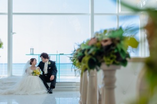 *ゲストハウスチャペルにてウエディングフォト*