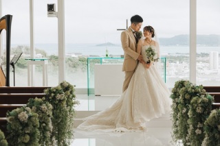 *暖かみのあるセントアンドリュースチャペルにてフォトウエディング*