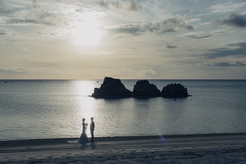 海を大きく広~く撮影してみました。