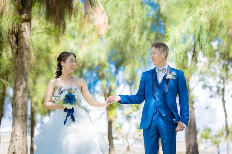 仲良しなお2人のweddingPhoto♡