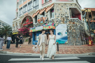 沖縄本島での撮影！ビーチ＆アメリカンヴィレッジ☆