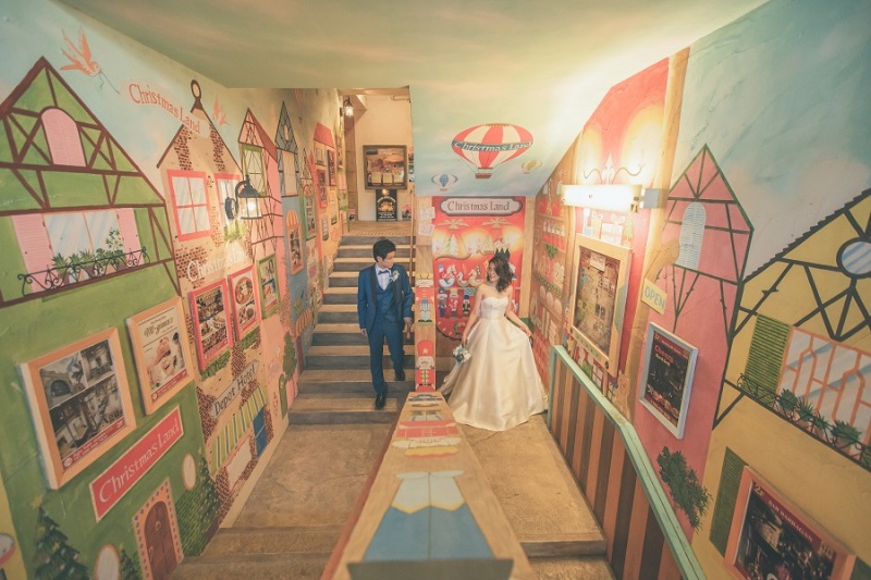 オシャレな壁でも撮っちゃいましたよ~♪