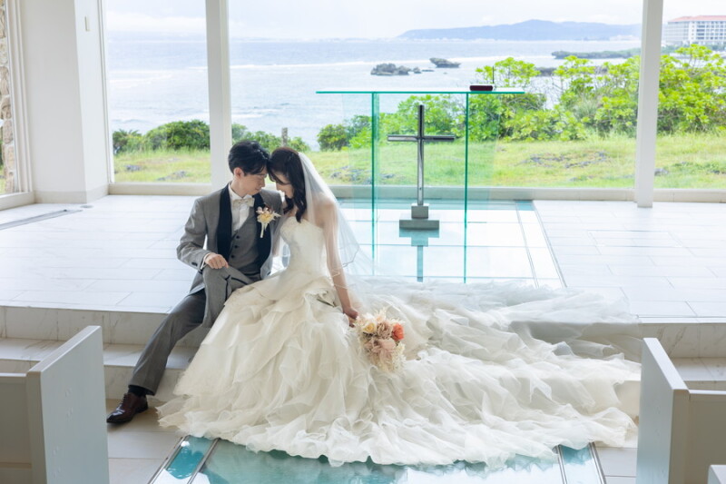 ドレスチェンジで雰囲気変えて♡