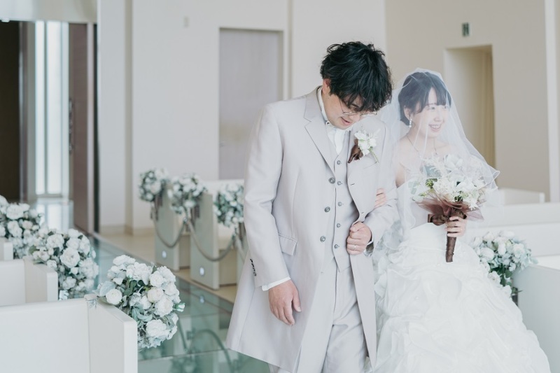 笑顔がとまらない撮影を♡入場シーンから素敵です!