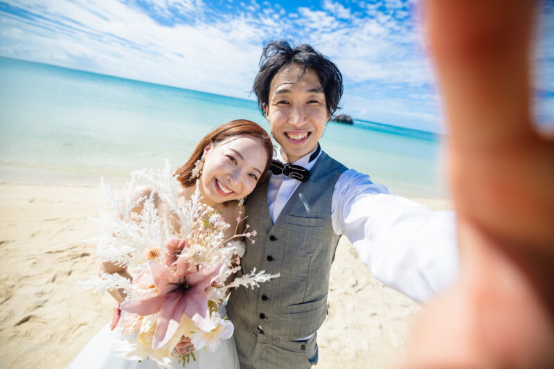 自撮り風ショット