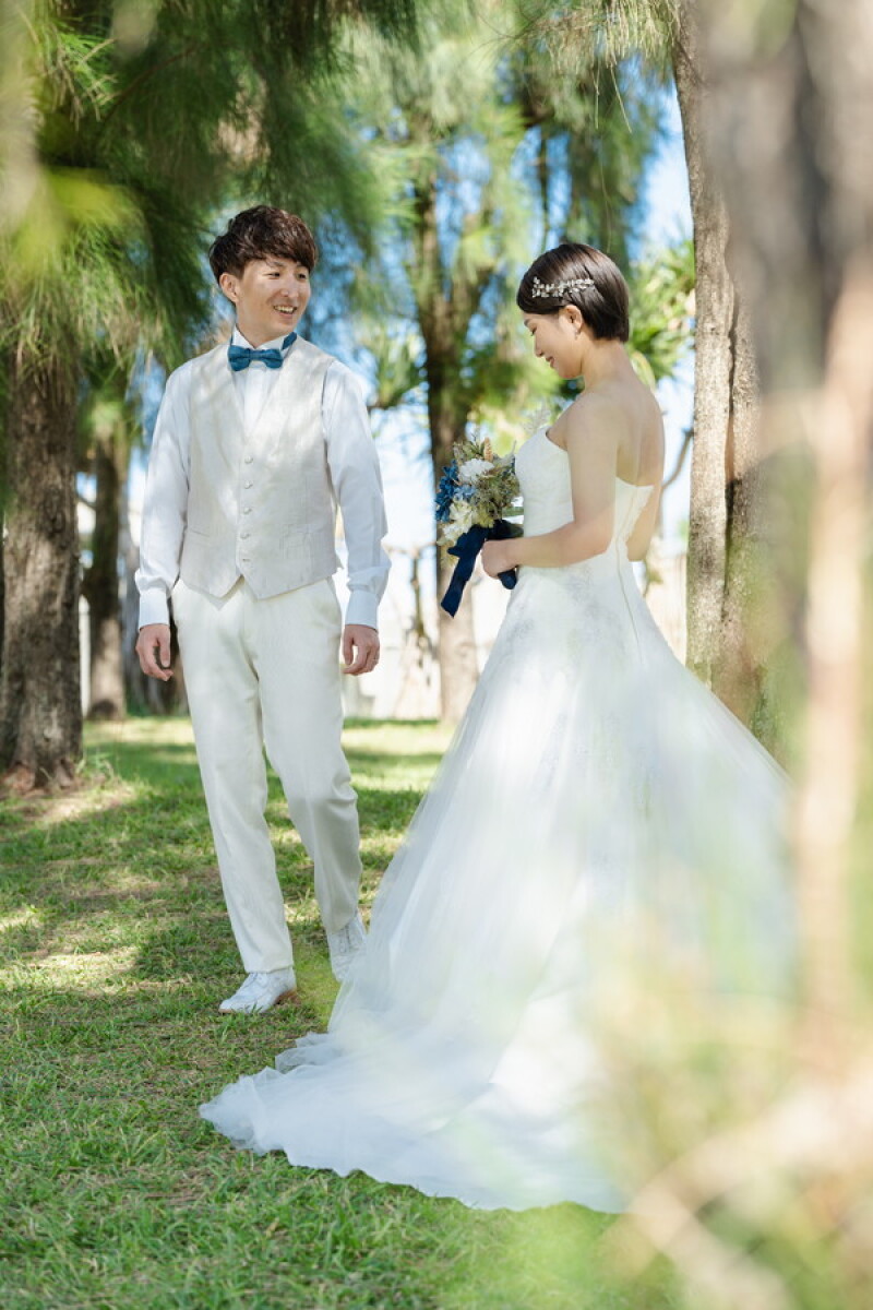 木漏れ日の中の二人♡