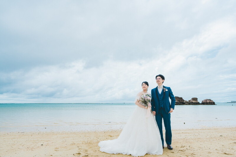 ビーチ撮影スタート