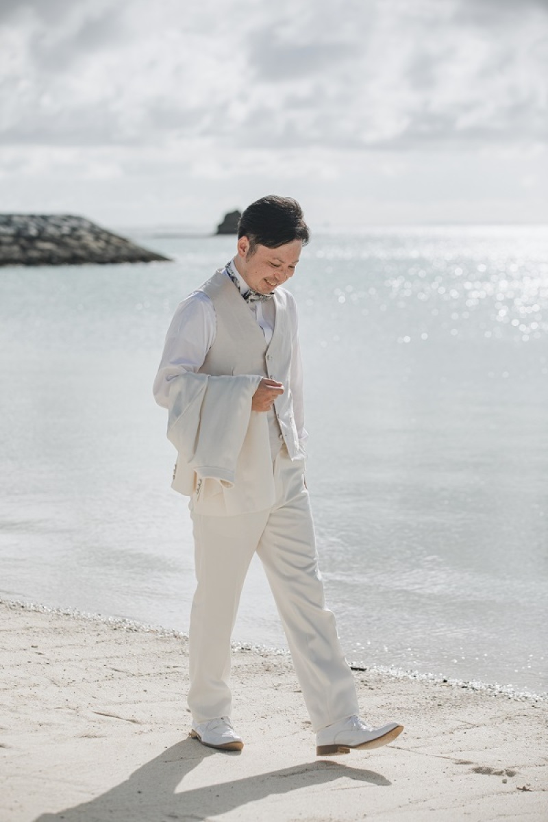 ご新郎様のお1人ショットも撮ります☆