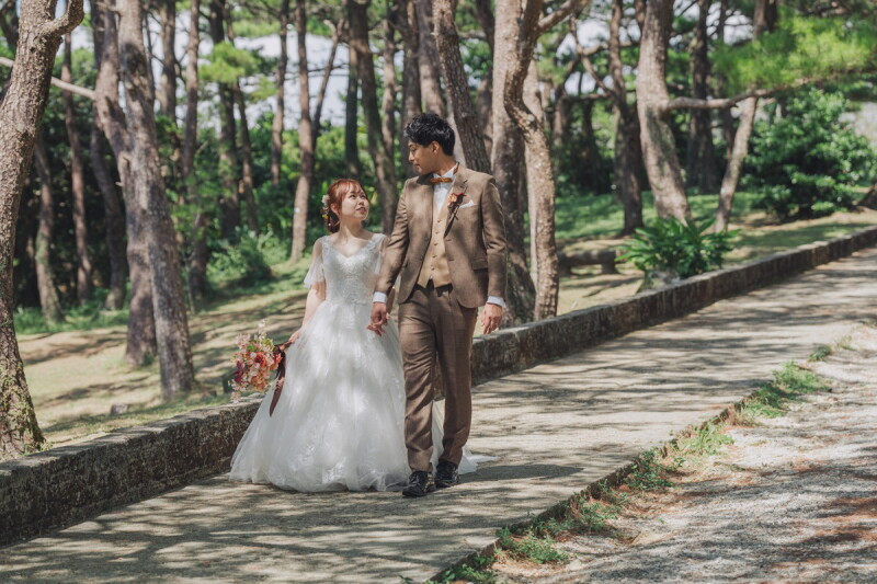 座喜味城跡撮影スタートです☆