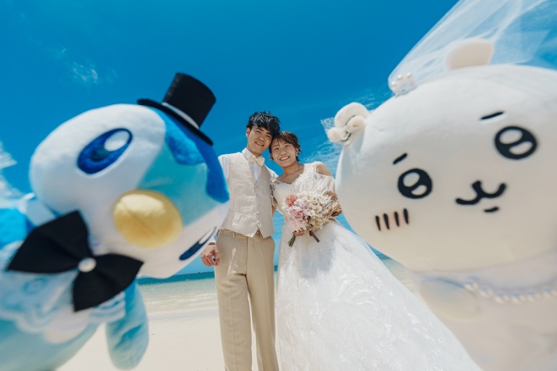 *お気に入りのマスコットをお持込み頂いて、一緒にフォトウエディング♡*