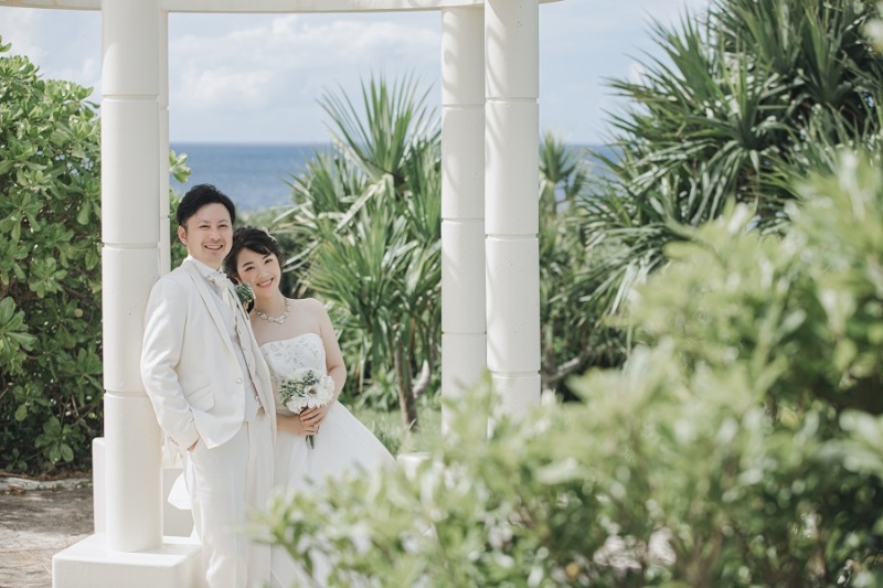 チャペルの外観、ガゼボにて撮りました~!!