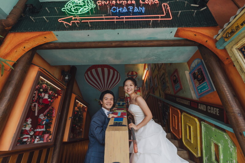 華やかなイルミネーションは年中装飾♪