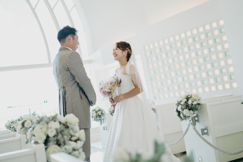 見つめ合うお2人♡