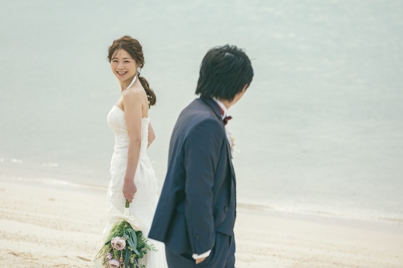 ご新婦様の笑顔が素敵♡
