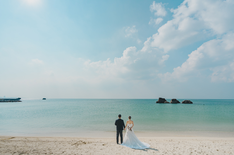 《デイビーチ＆サンセットビーチフォトプラン》ガラッと雰囲気の変わる美しい画♡