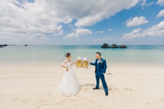 *撮影小物を使ってのフォトウエディング*