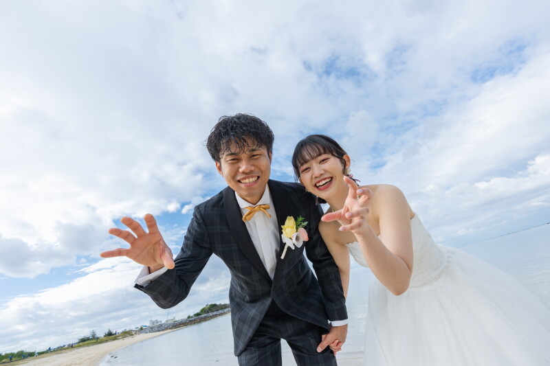 シーサーポーズ