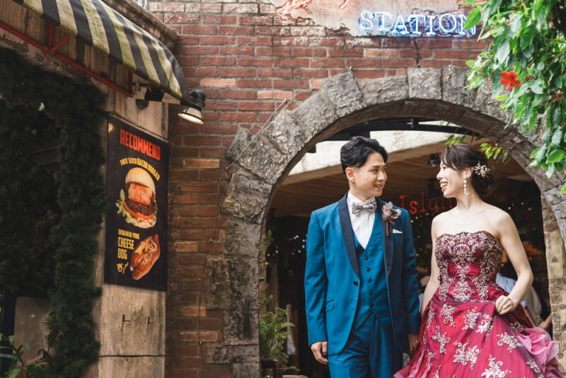 ただ歩くだけでも絵になるレンガ通り♪