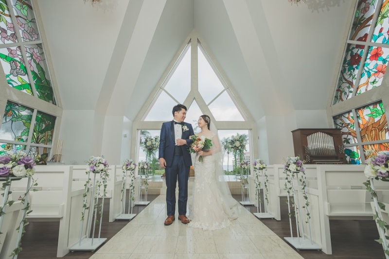 ご新婦様はマーメイドラインのウエディングドレス♡