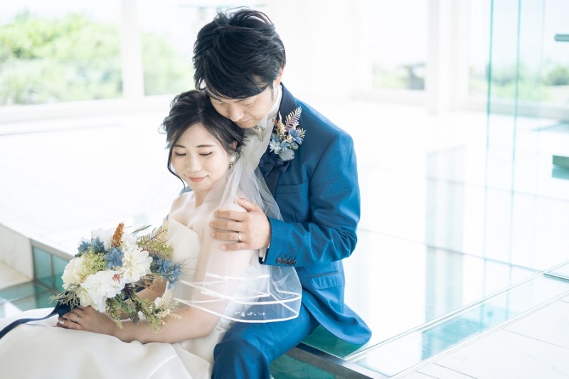 お二人の座ったお写真を撮りました~!