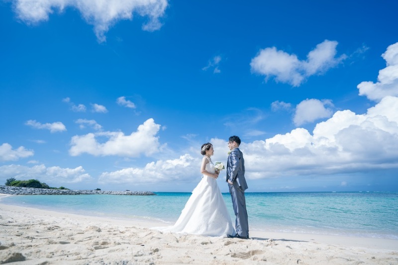 続いて、ビーチでのお写真をご紹介します