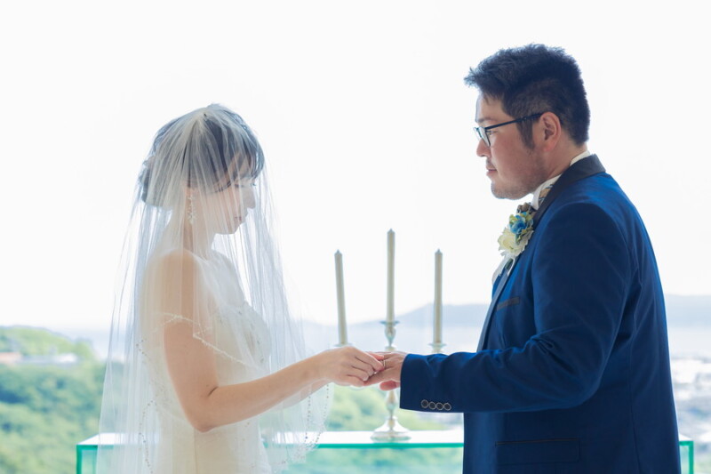 指輪交換シーン♡