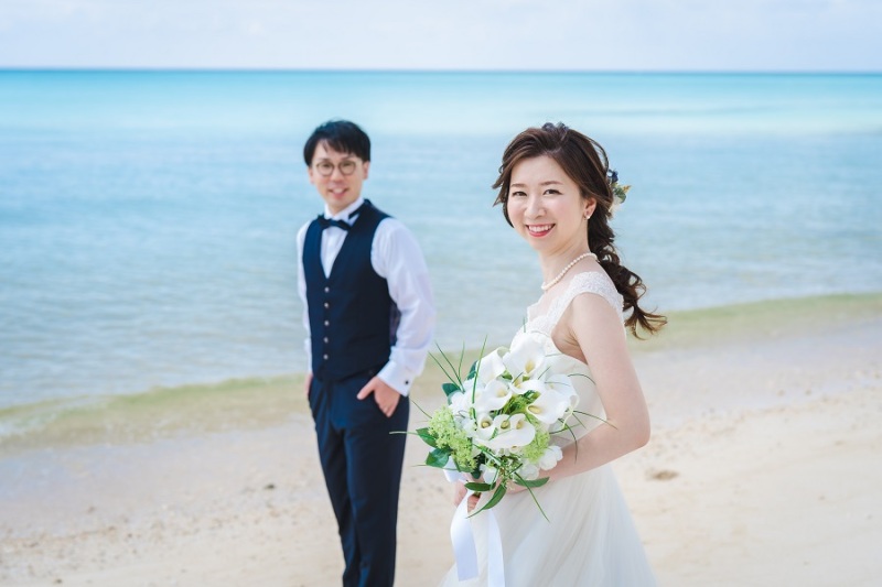 ご新婦様の笑顔が素敵です~♡