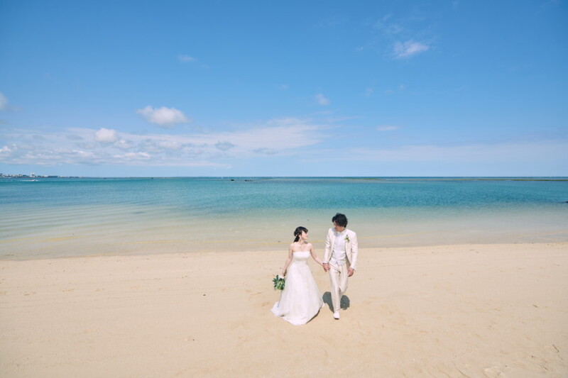 沖縄らしい海と空!