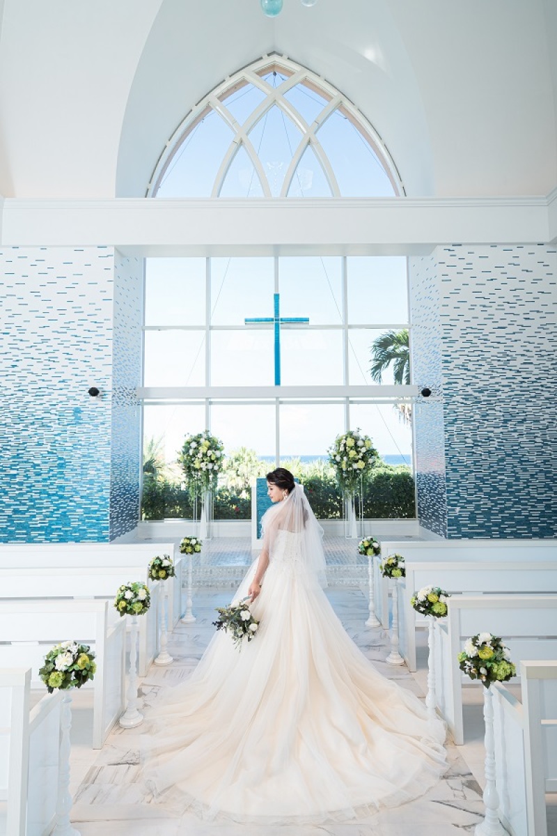 新婦様お1人ショットを撮りました♡