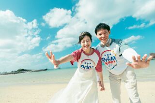 《ビーチフォトプラン》持ち込み小物でオリジナル感UP