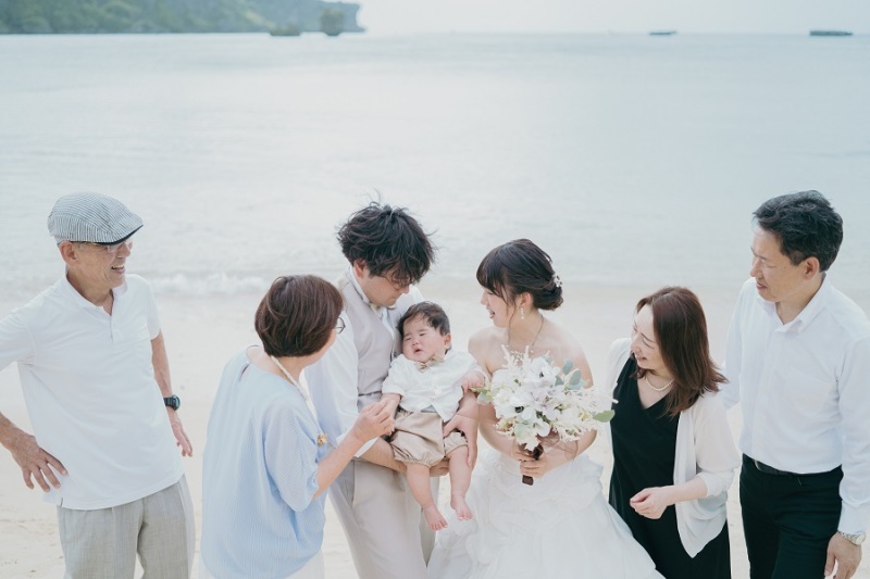 撮影お疲れさまでした♡最後は家族で思い出の写真を