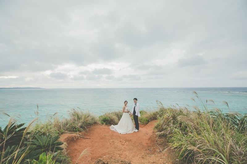 続いて、真栄田岬での撮影スタート☆