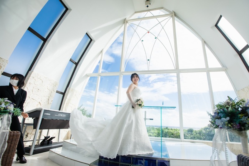 花嫁さんのお1人ショットを撮りました～