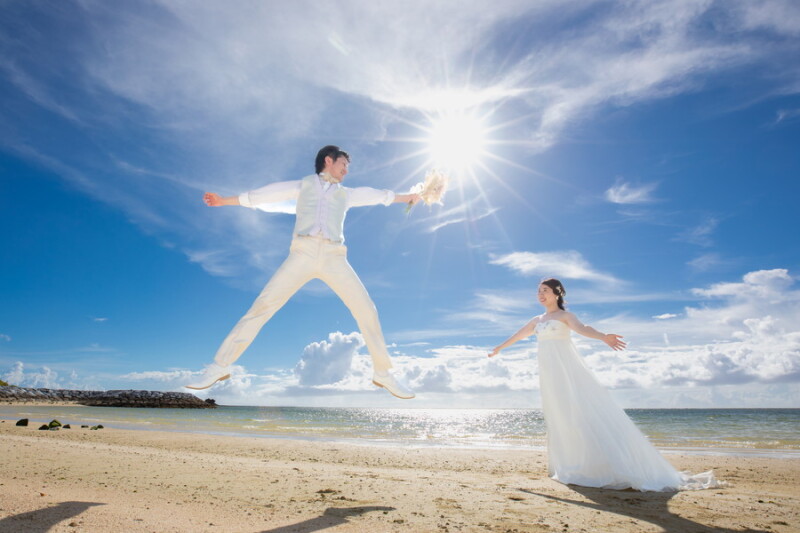 新婦様に向かって~~