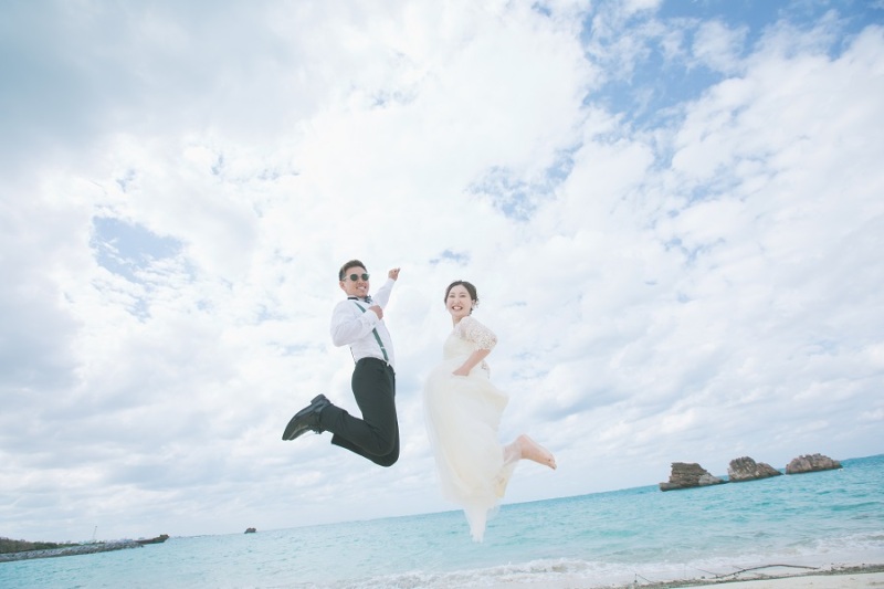 広い空に向かって～～♪