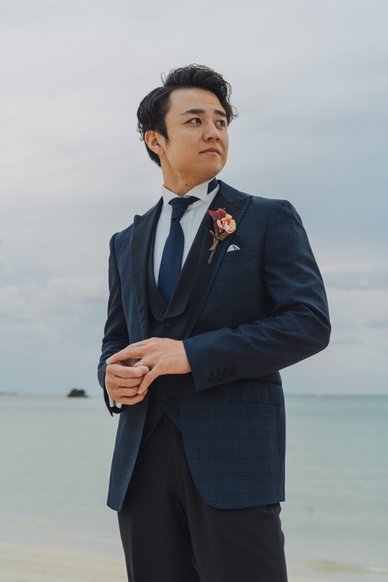 新郎様ソロショット♡