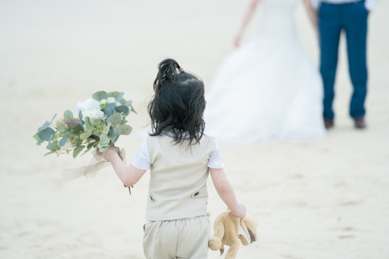 ブーケを配達～～