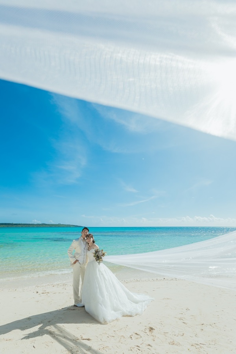 ロングベールを使って撮りました~!!