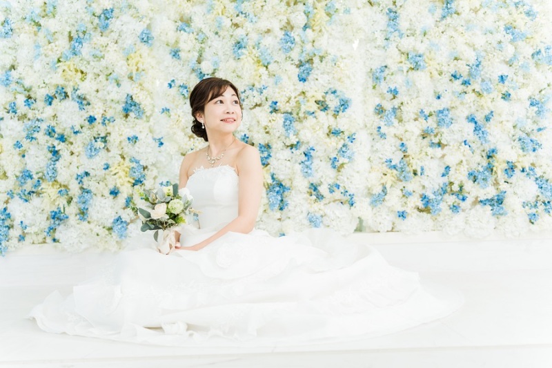 宮古島のシギラミラージュチャペルでブルーに囲まれた美しさを♡