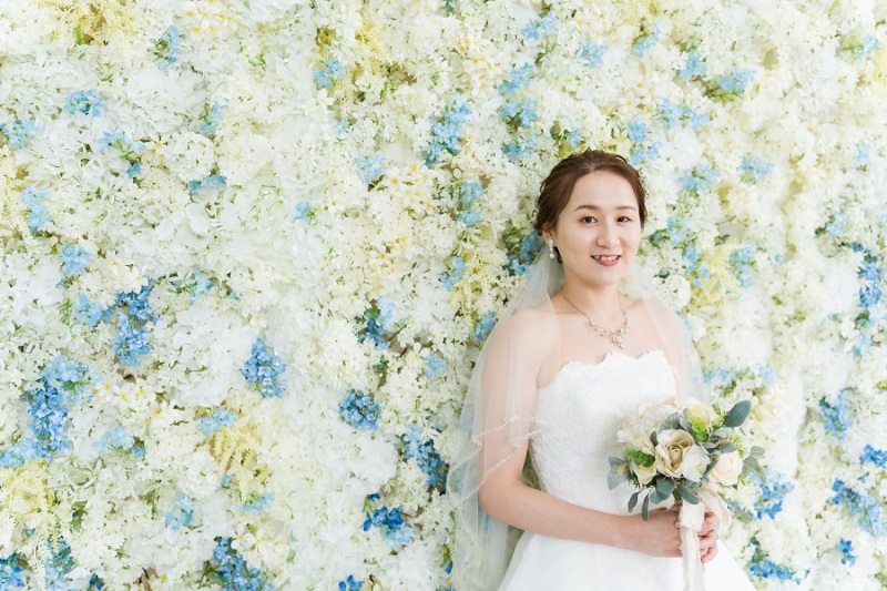 花嫁さんのお1人ショット♡