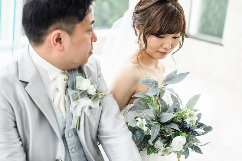 お二人祭壇に座って頂きました!!