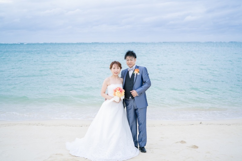 続いて、ビーチでのお写真をご紹介します~