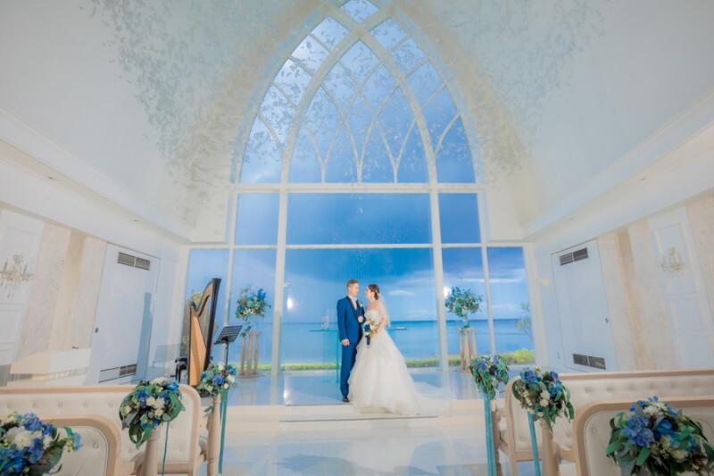 チャペル全体を♡♡♡