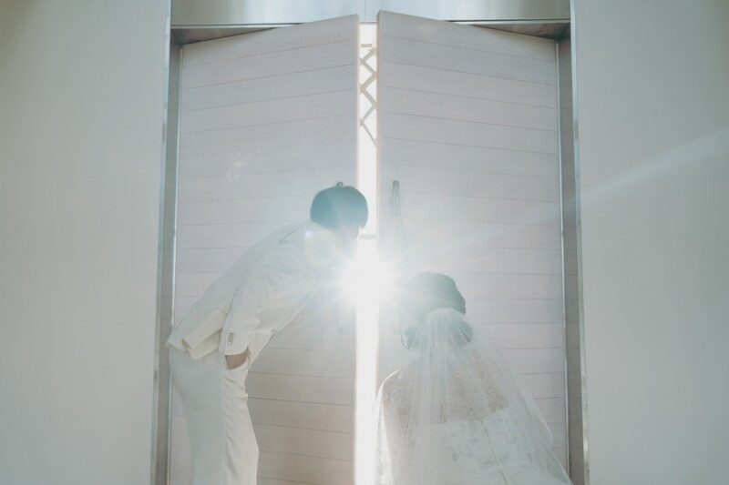 チャペルに入場!