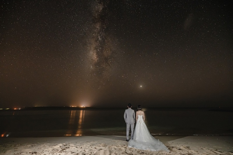 宮古島の海と星空と一緒に♪