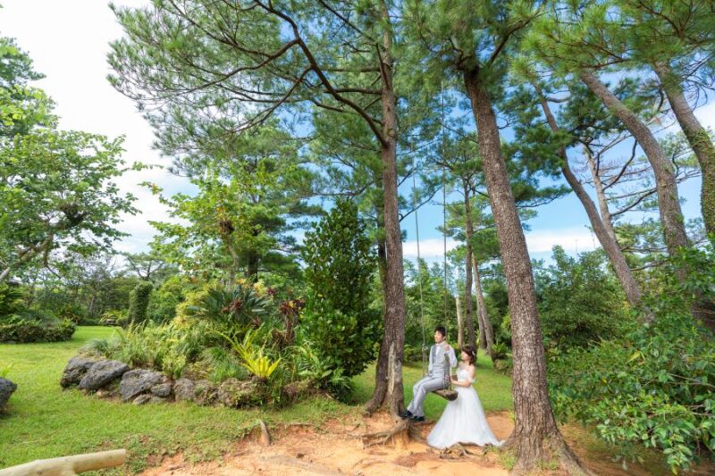 森の中のブランコ～♪