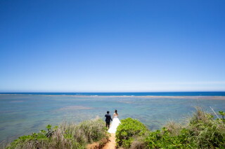雲一つない青空の下で☆彡