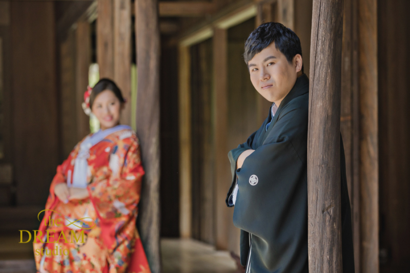 新郎様の袴姿とってもお似合いです♡